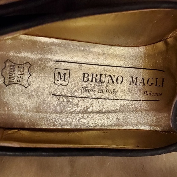 Bruno Magli worn once classic loafers, silver bit - Picture 4 of 8